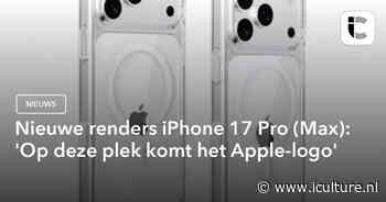 Nieuwe renders iPhone 17 Pro (Max): ‘Op deze plek komt het Apple-logo’