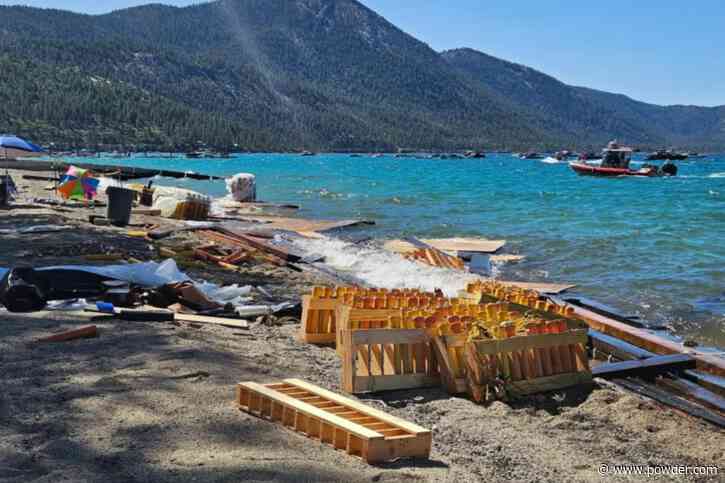 Fireworks Barge Capsizes on Lake Tahoe