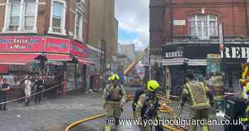 Man arrested on suspicion of arson after three-hour storage fire near Brixton station