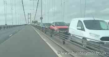 Woman taken to hospital with serious injuries following five-vehicle crash on Humber Bridge