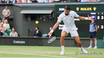Viel Mühe bei Wimbledon: Djokovic zittert sich nach Katastrophen-Start weiter