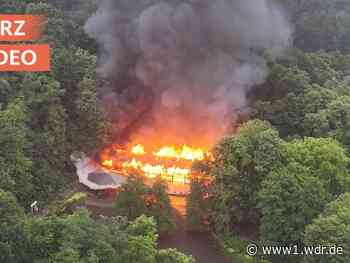 Brand im Solinger Märchenwald