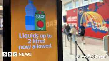 Birmingham Airport liquid limit increased from 100ml to two litres