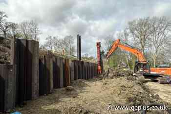 Stabilisation underway on Kent rail embankment vulnerable to landslides