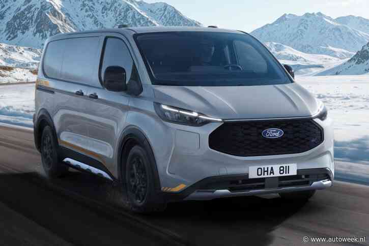 Elektrische Ford Transit Custom met extra veel grip