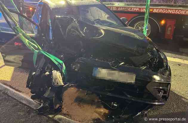 POL-RBK: Overath - Ein Leichtverletzter bei Alleinunfall am frühen Morgen