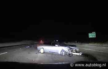 Video: Cowboy sloopt z’n eigen auto