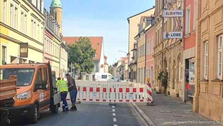 Bamberger Siechenstraße voraussichtlich ab Ende nächster Woche wieder frei