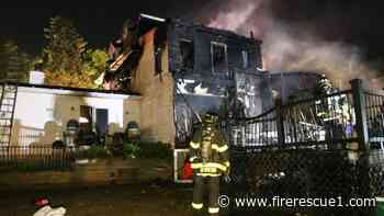 Firefighters from 6 FDs battle N.J. 3-alarm house fire