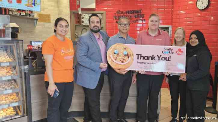 Smile Cookie campaign raises five figures for health care needs in the Fraser Valley