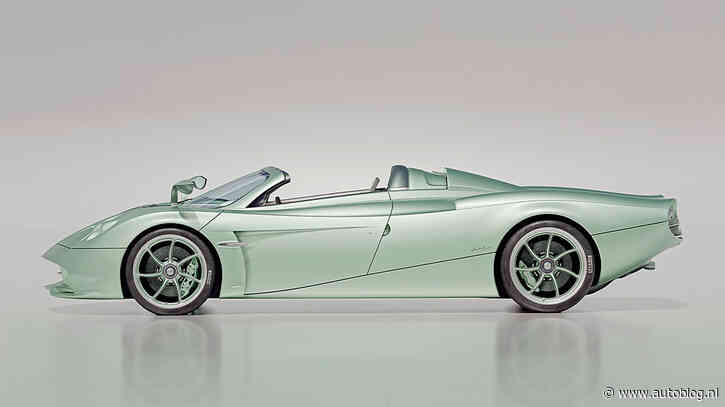 Nieuwste Pagani heeft een open dak, een longtail én een handbak