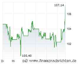 Micron Technology-Aktie im Höhenflug (106,3446 €)
