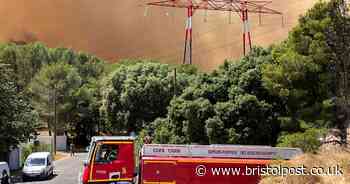 Flights stopped as wildfires take hold in France