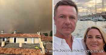 ‘It’s raining ash’: Bournemouth couple in midst of huge blaze tearing through France