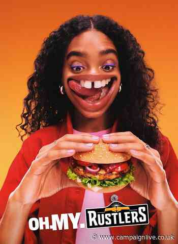 Rustlers surreal ad shows burger creating ballroom in woman's mouth