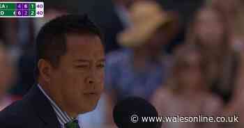 Wimbledon fan called out by umpire in public rebuke as crowd erupt