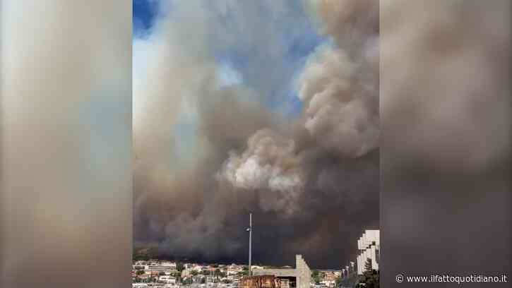 Maxi-incendio a Marsiglia, il video delle fiamme e del fumo intorno alla città