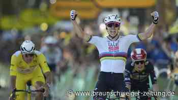 Tour de France: Pogacar feiert 100. Sieg und verpasst Gelb