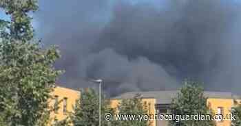 'AVOID' area warning as 60 firefighters tackle sports pavilion blaze in Tolworth