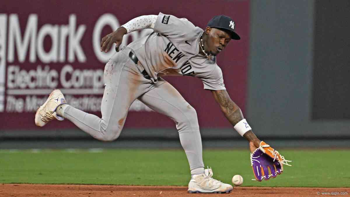 Yanks moving Chisholm back to 2B after 3B stint