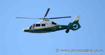 Air ambulance lands at Sunderland school with one person taken to hospital