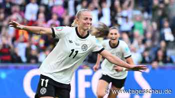 Fußball-EM: Deutschland gewinnt 2:1 gegen Dänemark
