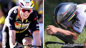 Van Aert start om 15u58 aan tijdrit in Tour, Evenepoel om 16u44: “Parcours moet Remco liggen”