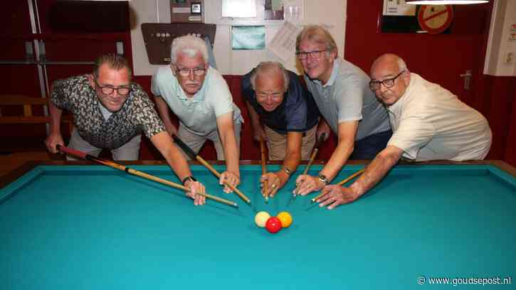 Meer dan een potje seniorenbiljart: Goudse senioren vinden elkaar in biljartcompetitie