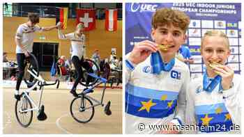 Europameister im Kunstrad: Benny (14) und Lisa (16) Lechner aus Bruckmühl geben private Einblicke