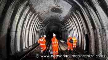 Trains running through the Blackheath tunnel again following pioneering repair work to boost performance