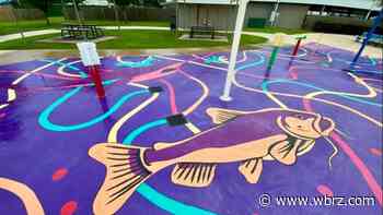 Donaldsonville unveiling splash pad mural Tuesday
