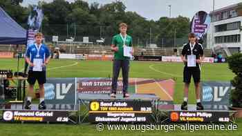 Philipp Anders gewinnt bei der bayerischen Meisterschaft Bronze im Diskuswerfen
