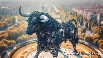 Het zou een “nationaal symbool zoals de Eiffeltoren” moeten worden: 300 meter hoge stier verdeelt Spaanse stad