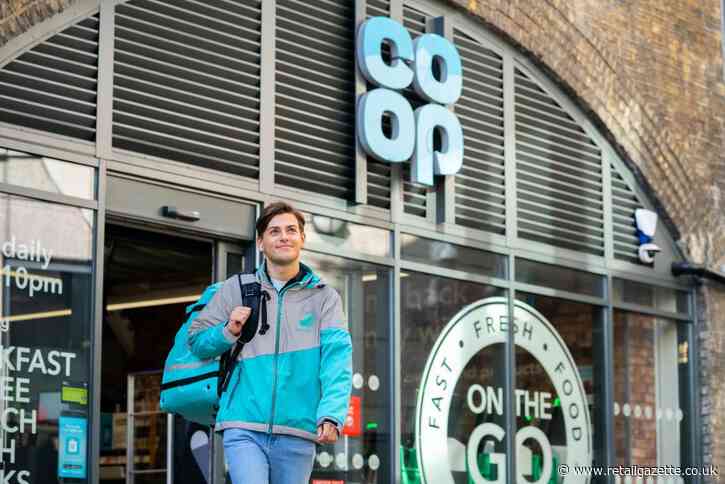 Co-op becomes first UK grocer to launch Deliveroo Express