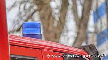 Verkehrsunfall bei Wildberg: Feuerwehr muss 89-Jährigen aus  Auto befreien