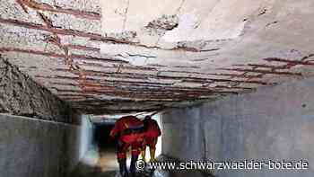 Sicherheit am Haiterbach: Wie tragfähig ist der Beton noch?