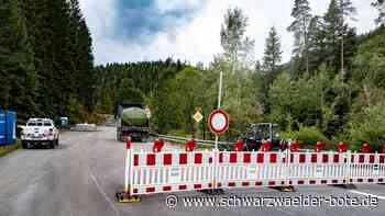 Bei Simmersfeld und Bad Wildbad: Sperrung der B 294 dauert immer noch Monate