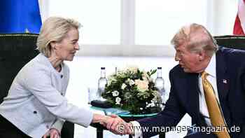 Zollstreit: USA und EU erzielen Einigung in Schottland