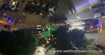 Dramatic Meriden tower video captures emergency services' fire response