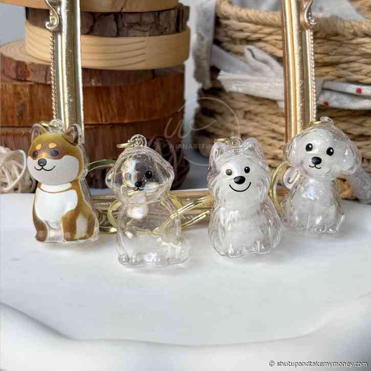 Pet Hair Keepsake Keyring