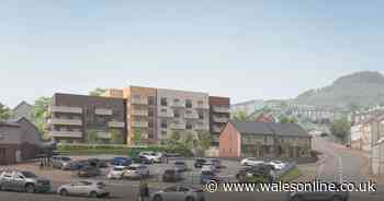 There will be 50 new flats and houses built on land in the centre of a Rhondda town