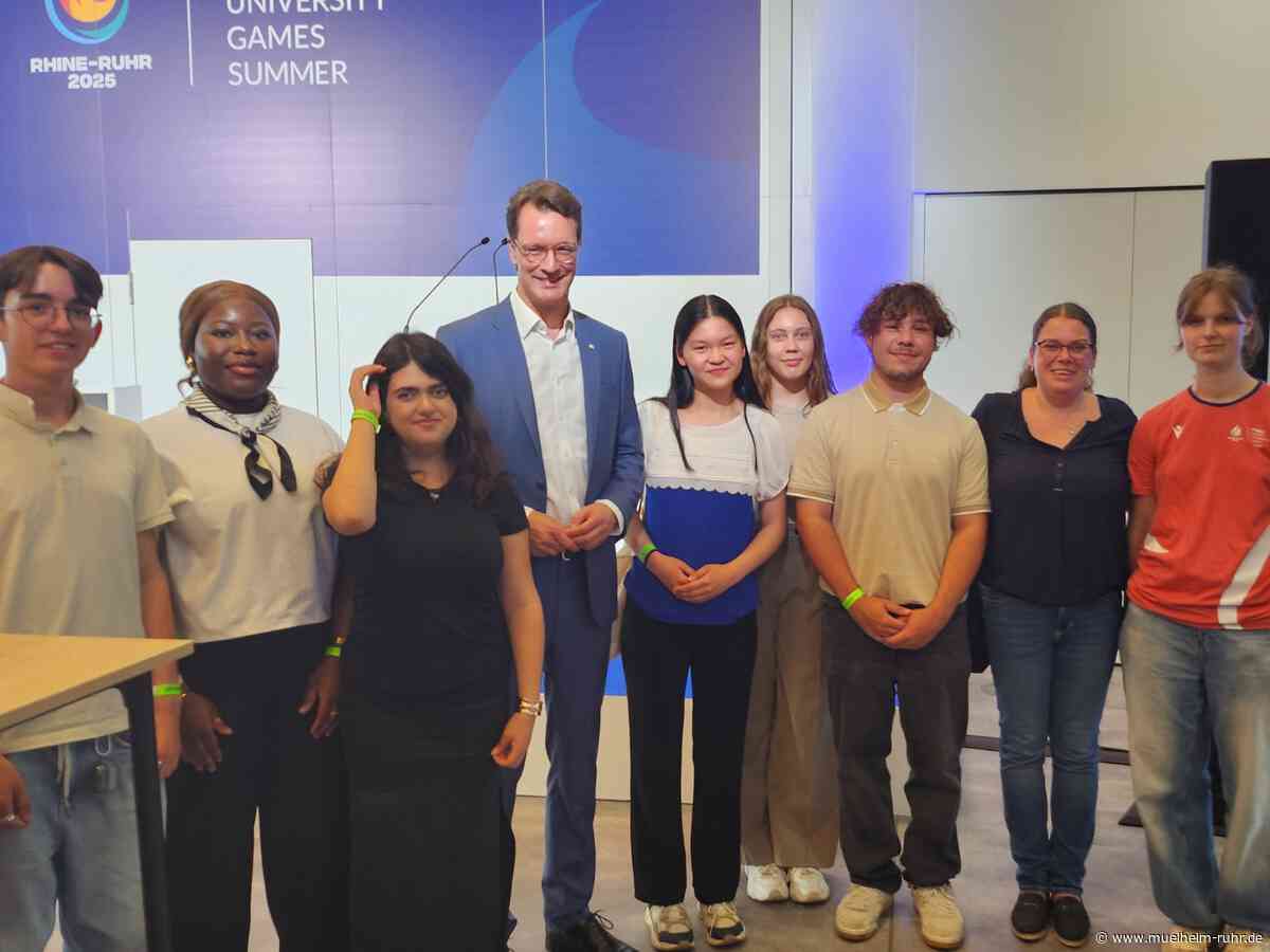 Jugendstadtrat beim Ehrenamtsempfang der Rhine-Ruhr 2025 FISU World University Games