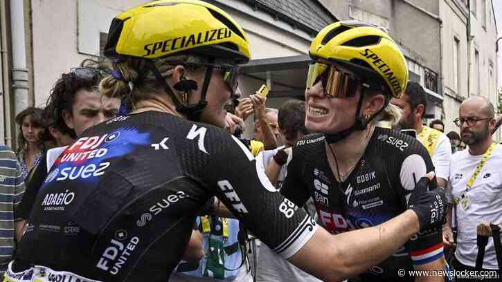 Ploegleider Demi Vollering haalt uit naar andere rensters na val: ’Op die manier spelen ze met levens’