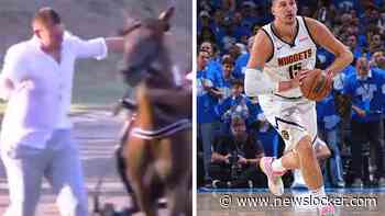 Er is meer dan alleen basketbal: NBA-vedette Nikola Jokic in tranen nadat zijn paard prestigieuze prijs wint in Servië