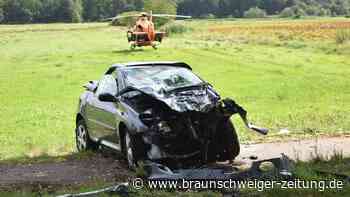 Hubschraubereinsatz: Unfall auf B188 bei Gifhorn – fünf Verletzte