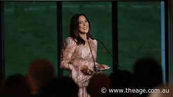 Missing in action MP Anika Wells found shaking hands with Queen Mary