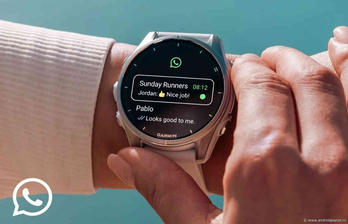 WhatsApp nu beschikbaar op veel smartwatches van Garmin