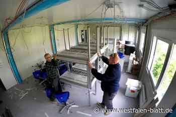 Werbeaktion für neues Gymnasium in Bielefeld