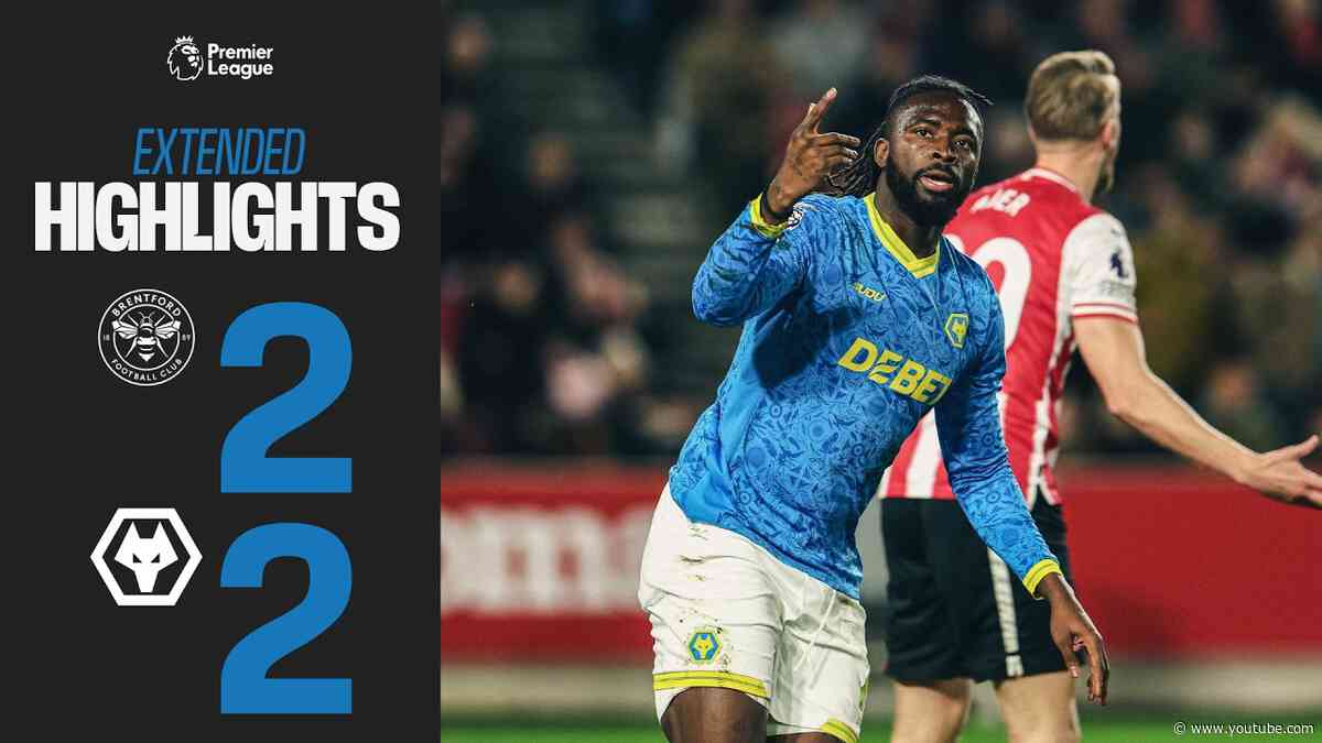 Armstrong and Arokodare net in draw! | Brentford 2-2 Wolves | Extended Highlights