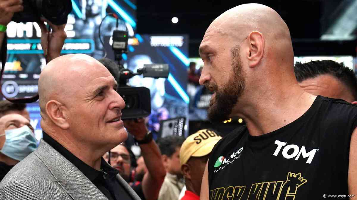 Ex-champ Fury 'past his best,' says father John